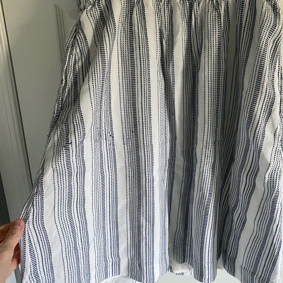 Loft blue striped button down dress - Picture 8 of 8